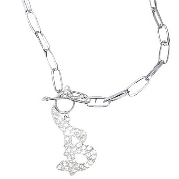B charm choker - Picture 1 of 3